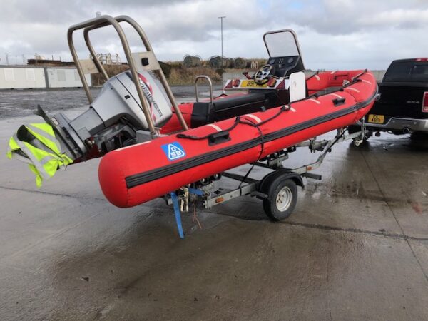 Top of the range DSB rescue boat – dims 5.1m x 2.06m