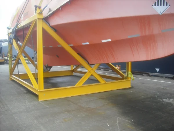 5 OFF EX OIL RIG  LIFEBOATS  MAKER - SCHAT-HARDING FF1000 FREEFALL 12.5M - Image 2