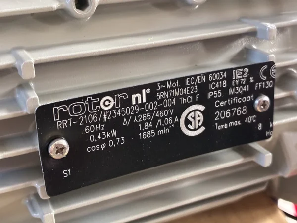 Two Unused 60 htz cooling fan – c/w with / certs / approvals etc - Image 3